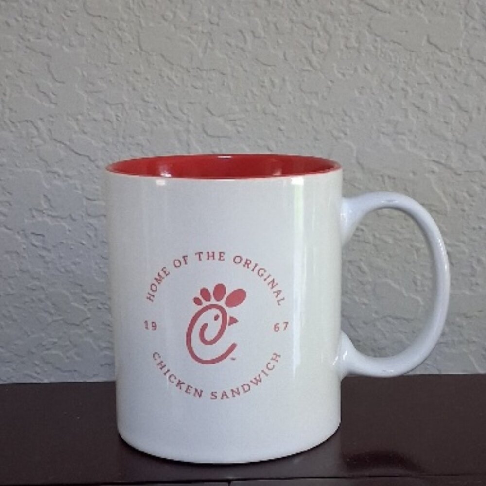 Chick-Fil-A White Ceramic Coffee Mug